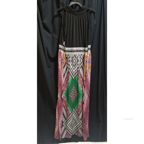 Dress Barn Summer Stretchy Maxi Dress Sz 18 - Picture 3 of 3